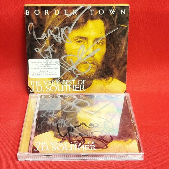 Border Town The Very Best of JD Souther CD Signed 1991 - Picture 3 of 8